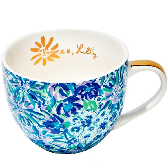 NWT Lilly Pulitzer Ceramic Mugs Set of 2 - Picture 5 of 14